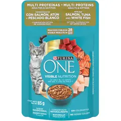 PURINA - Alimento One Multi Proteinas Gato Pouche 85g