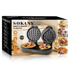 GENERICO - Wafflera 2 en 1 Sokany
