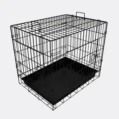 REJIPLAS - Guacal razas medianas Xl pintado negro