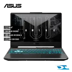 ASUS - Portátil FA506NC-HN006 Gaming Ryzen 5 7535HS/ Ram 8GB/ 512GB SSD-/15,6" /Free /RTX 3050 4GB