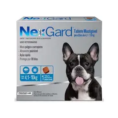 BOEHRINGER INGELHEIM - NexGard Tableta Masticable para Perros de 4 a 10 kg