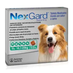 BOEHRINGER INGELHEIM - NexGard Tableta Masticable para Perros de 10 a 25 kg