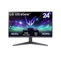 LG - Monitor Gamer UltraGear 24” FHD 24GS50F-B 180Hz FreeSync HDR10
