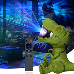GENERICO - Proyector de Galaxia Dinosaurio con Control Remoto - LED de Nebulosa