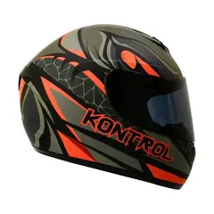 KONTROL - CASCO 878 CERTIFICADO DOT BOWELL ROJO MATE TALLA M