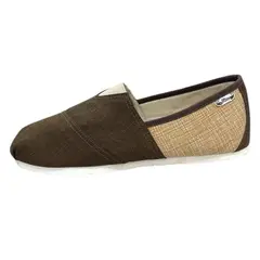 XIAN SHOES - Alpargatas clasica hombre cafe miel 25
