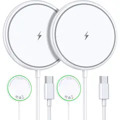 GENERICO - 2 Estaciones de Carga Rápida Inalámbricas para iPhone