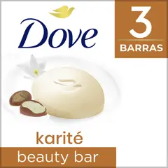 DOVE - Jabon Barra Karite 3 Unidades X 90G