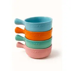 TIGRES DEL ASIA - BOWL CERAMICA CON ASA