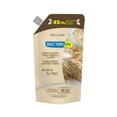 RECAMIER - Jabón Líquido Antibacterial Avena & Miel Bacterion 1000 ml