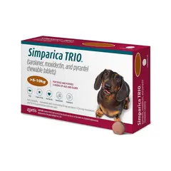 CATLIKE - Desparasitante Perro Simparica Trio 5 -10 kg