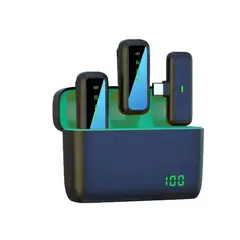 GENERICO - Microfono De Solapa Sx6 Wireless Tipo C I Phone Doble