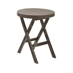 RIMAX - Mesa Plegable Redonda Barú Mocca 12959