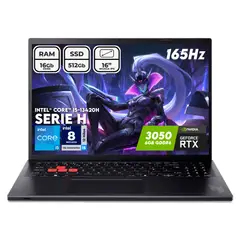 ACER - Portátil Gamer Nitro Lite I5 13420H Ram 16Gb Ssd 512GB RTX 3050