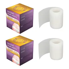 GENERICO - Cinta Silicona Para Cicatrices 15M X 4CM x2 Rollos