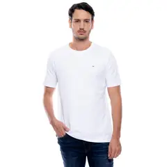 COLOR BLUE - Camiseta Manga Corta Con Estampado Punto Corazón