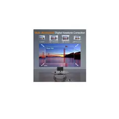 GENERICO - Proyector Portátil Android Wifi Bluetooth 5000 Lúmenes Hd