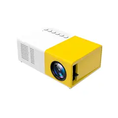 GENERICO - Mini proyector LED portátil Yg300 de 400 a 600 lúmenes HD