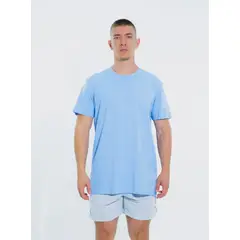 NO RULES - Camiseta Hombre Manga Corta Azul Celeste NR