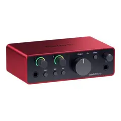 FOCUSRITE - Scarlett Solo 4th Gen Interfaz de audio USB-C
