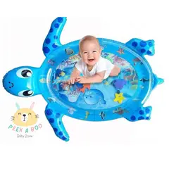 GENERICO - Tapete Sensorial De Agua Para Bebes De Tortuga Azul