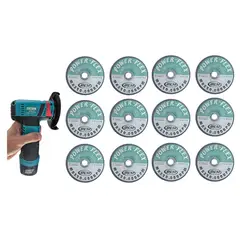 GENERICO - Repuestos Disco Para Pulidora Corte Metal 3 Pulgadas X 12 Und