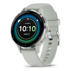 GARMIN - Smartwatch Venu 3S 41mm Gris Sage con Oxímetro y GPS