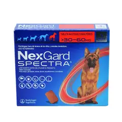 BOEHRINGER INGELHEIM - NexGard Spectra Tableta Masticable para Perros 30 a 60 kg