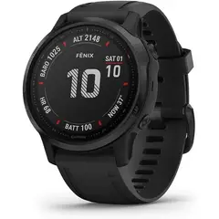 GARMIN - Fēnix 6S Pro 42 mm Negro - Correa de Silicona