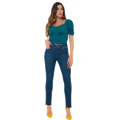 BACK SIDE - JEAN MUJER SKINNY UNICOLOR-KELIA