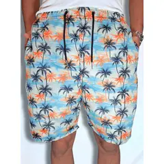 SHAKTIS - Pantaloneta Estampada Antifluido Blanco 1314