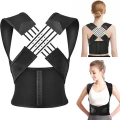 GENERICO - Corrector De Postura Ajustable Para Hombros Y Espalda Unisex