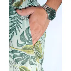 SHAKTIS - Pantaloneta Estampada Antifluido Blanco 1314