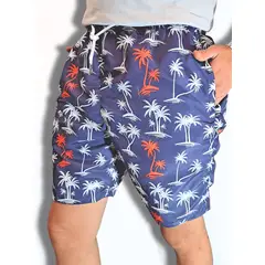 SHAKTIS - Pantaloneta Estampada Antifluido Blanco 1314