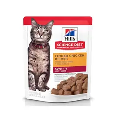 HILLS - Alimento Hiils Pouche Tender Chicken Adulto 1-6 Años 79g