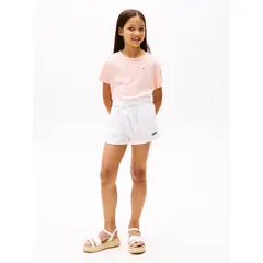 TOMMY HILFIGER - Pantalonetas blanco en mezcla de lino