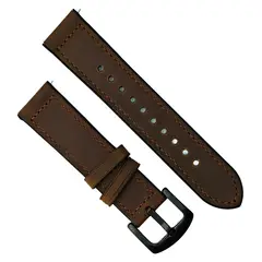 GENERICO - Pulso Cuero Compatible Huawei Gt Gt2 GT3 y GT4 de 46mm pulso 22mm