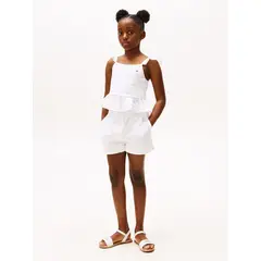 TOMMY HILFIGER - Pantalonetas blanco texturizados