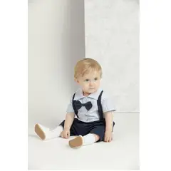 GENERICO - Conjunto Camisa y Short con Tirantes Liam Baby Samuu