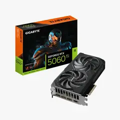 GIGABYTE - TARJETA GRAFICA NVIDIA GEFORCE RTX 5060TI 8GB DLSS4 2 FANS