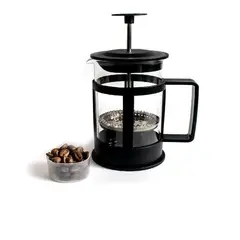 SKY - Cafetera Prensa Francesa Vidrio 350ml French Press Cafe Color Negro