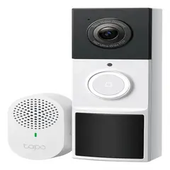 TAPO - Camara Timbre D210 TP-Link 2K Wifi Bateria Seguridad