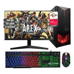 AMD - Set PC Gamer Iniciación 3000G