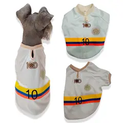 GENERICO - CAMISETA PARA PERRO SELECCION COLOMBIA CENTENARIO TALLA L