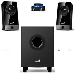 GENIUS - Parlante SW-2.1 300X Con Subwooferr - Negro