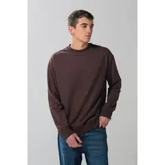 KOAJ - Buzo cuello redondo unicolor para hombre fit oversize HOMBRE