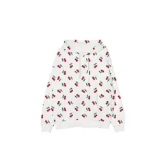 KOAJ - Buso con capota para mujer oversize estampado continuo, Mujer