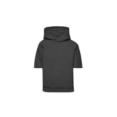 KOAJ - Buzo manga corta unicolor con capota y cordón Mujer