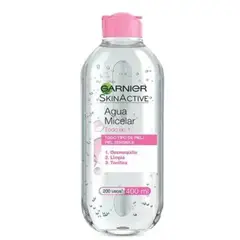 GARNIER - Agua Micelar Skin Active Todo en 1 de de 400mL