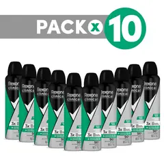 REXONA - Clinical Fresh Aerosol Hombre 10 unidades